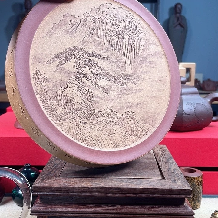 茶杯紫砂山水干泡微瑕