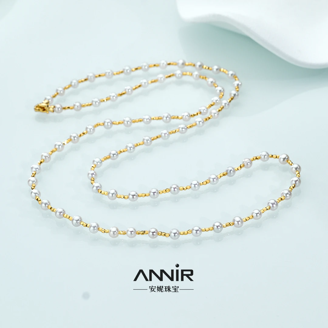 “一梦星河”珍珠长链 5-6mm 1901H00DY（约80cm）
