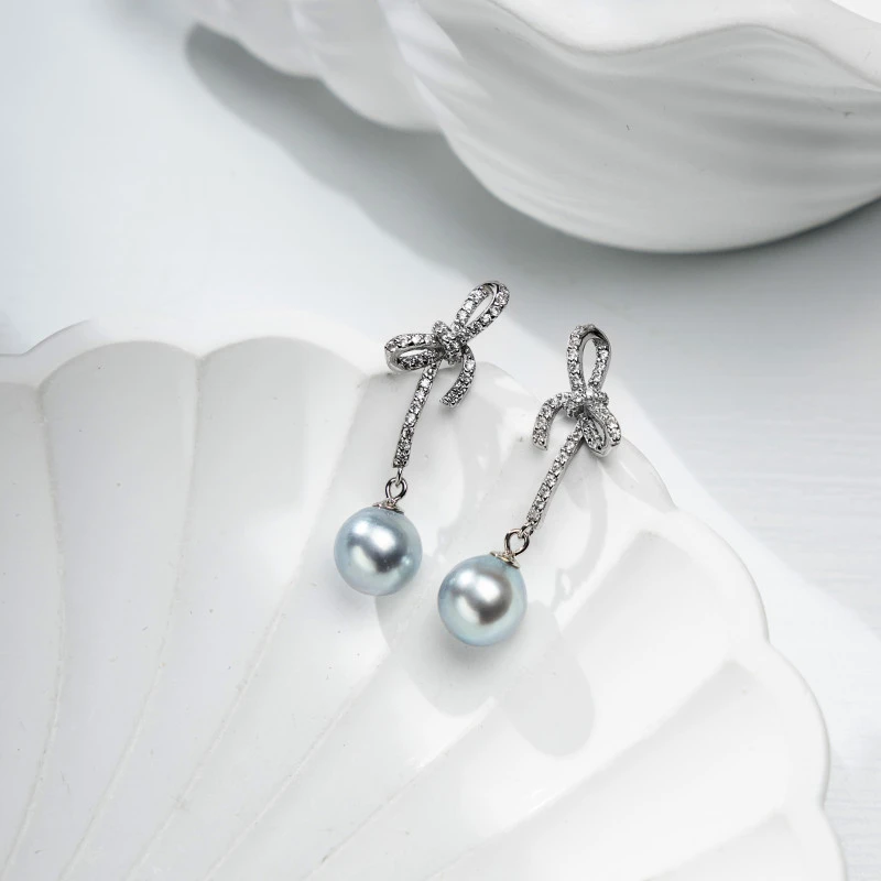 海水珍珠耳钉-XT5066|BZZ4