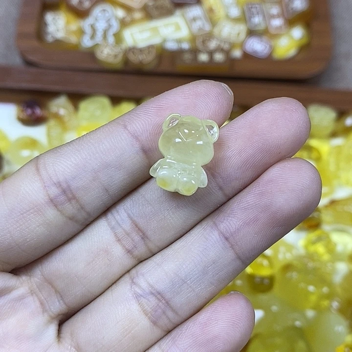 吊坠橄榄核小熊10