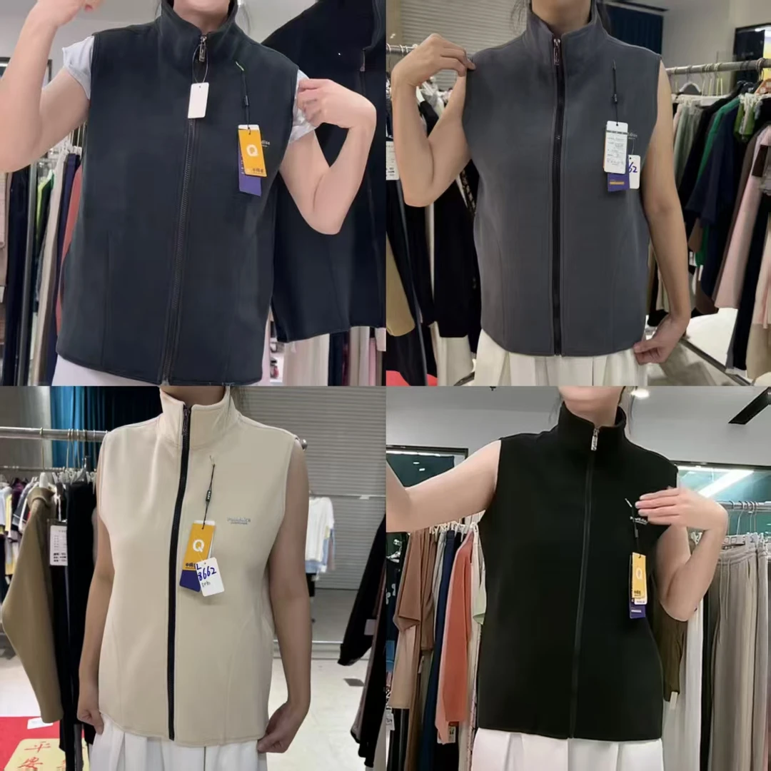 8662-（标不同）男女士（商场货）加厚防风拉链马甲（颜色任意）