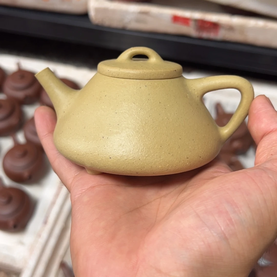 茶壶紫砂啊*大水潭本绿子冶