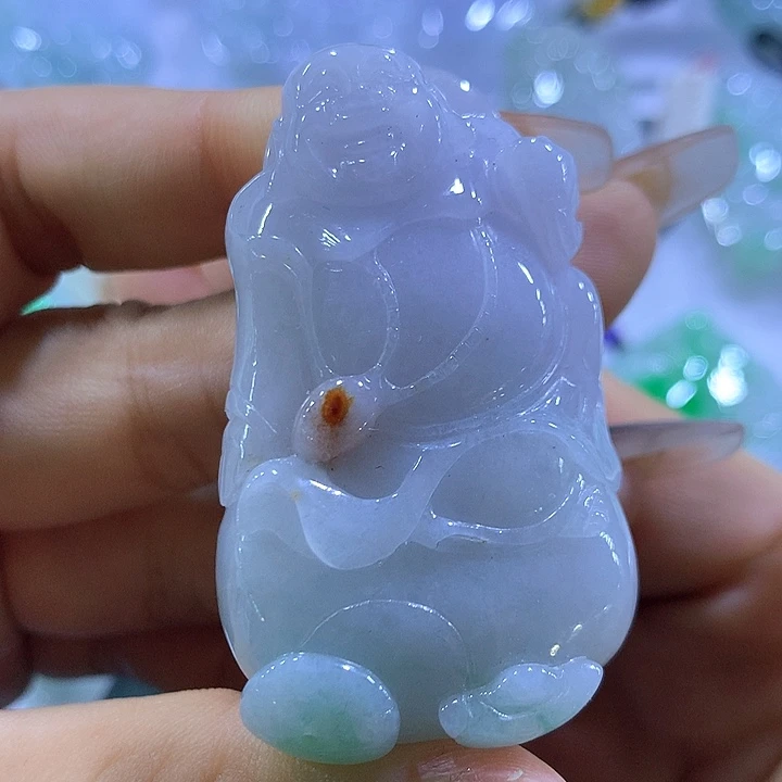 颈饰未镶嵌翡翠天然翡翠A货吊坠