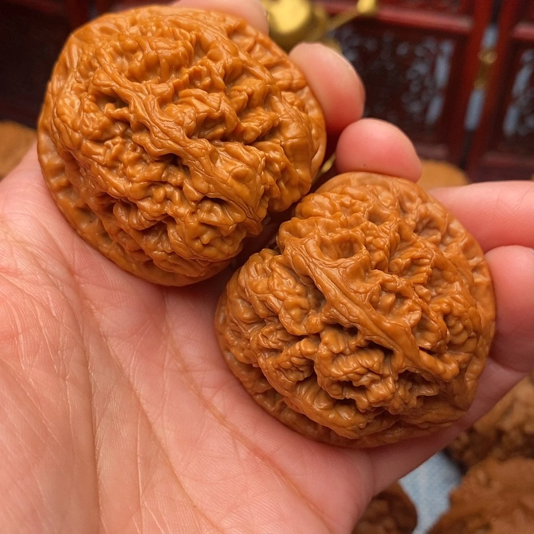 文玩核桃把件毕业全品粗筋44尺