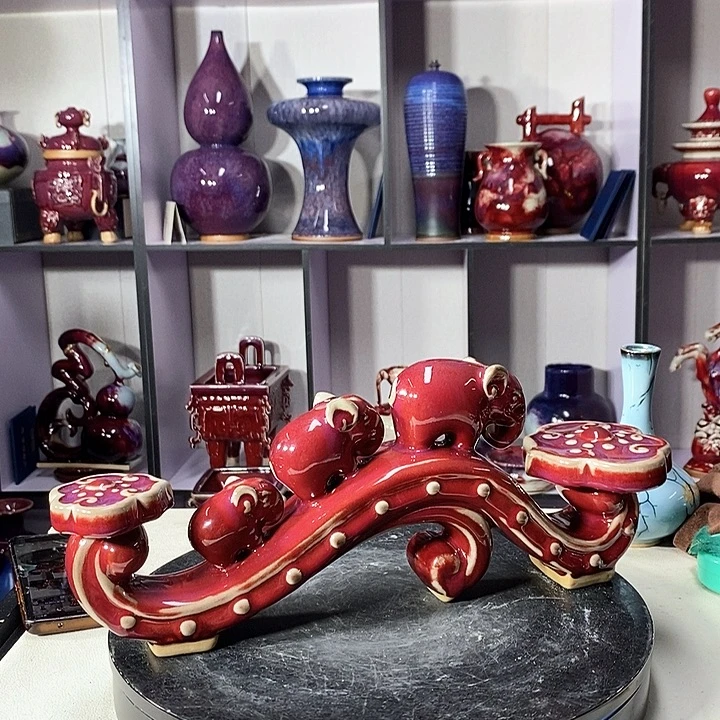 瓷片中国神垕精品钧瓷