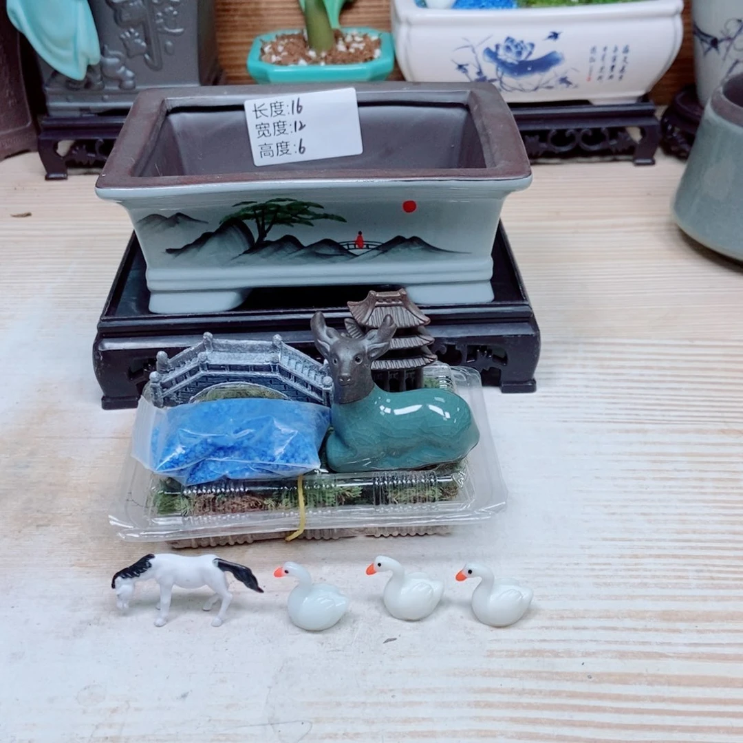 瓷片陶瓷花盆陶瓷艺术