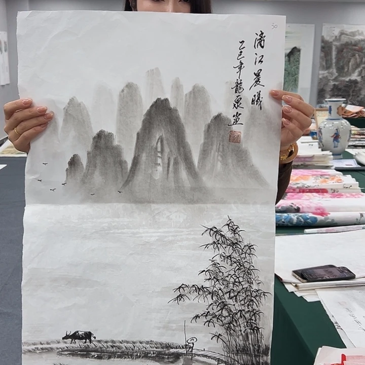 国画手绘国画大捡漏