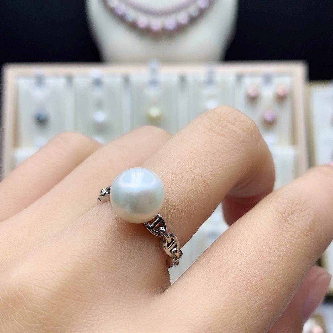 淡水珍珠合金颈饰