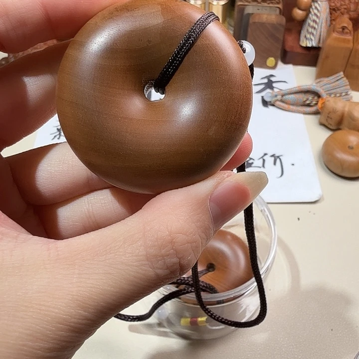 檀香木印度老山檀香精工大面包圈