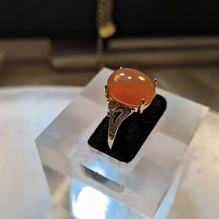 *****石英岩玉未镶嵌戒面