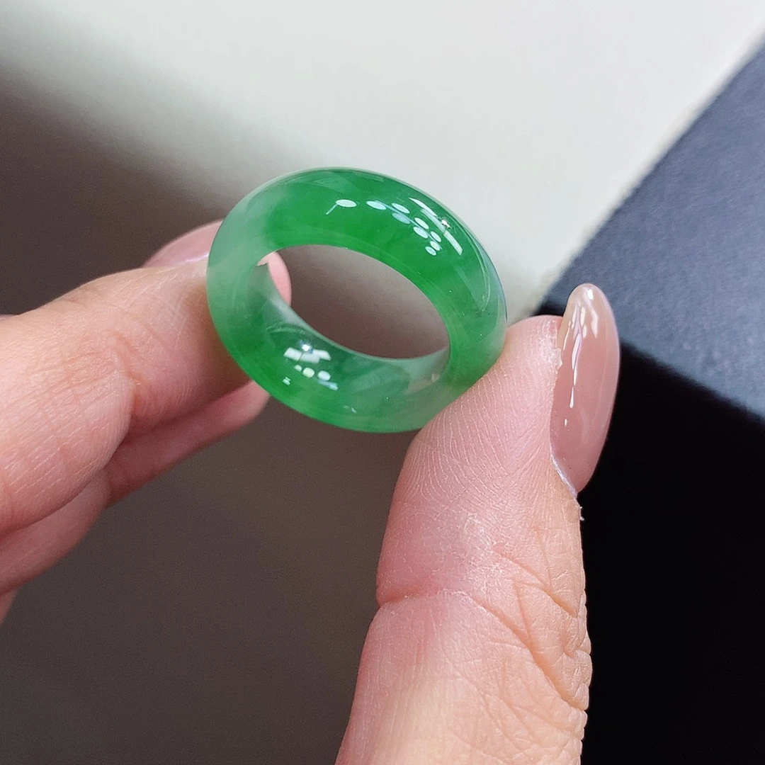 未镶嵌戒指翡翠14-15号