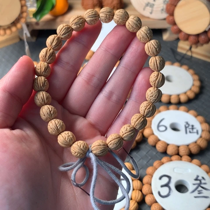 微***胖桃核手串金蝉子桃核
