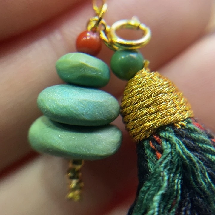 绿松石18K金镶嵌珠宝奇石