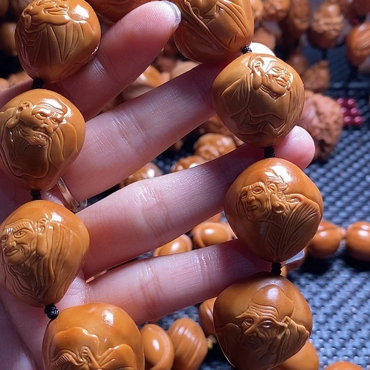 吊坠橄榄核悄**忘精品罗汉