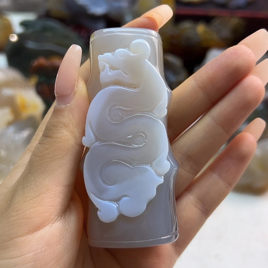 玛瑙/玉髓合金颈饰