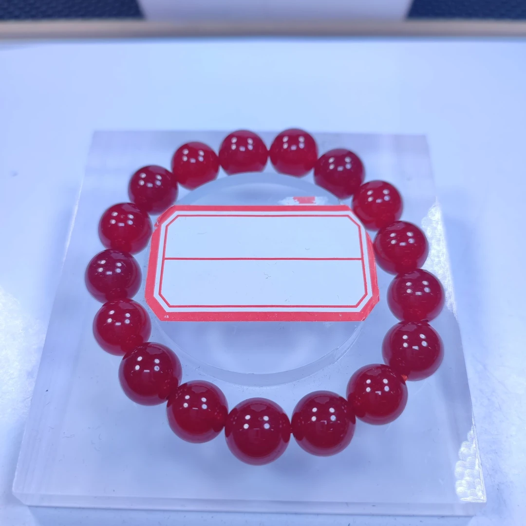 玫红色12mm手串发一条C98