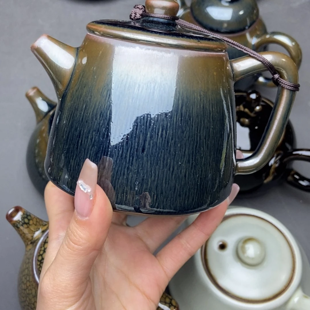 茶盏建阳建盏铁胎壶