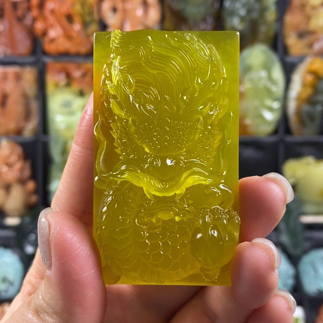 蛇纹石玉颈饰合金陆*七