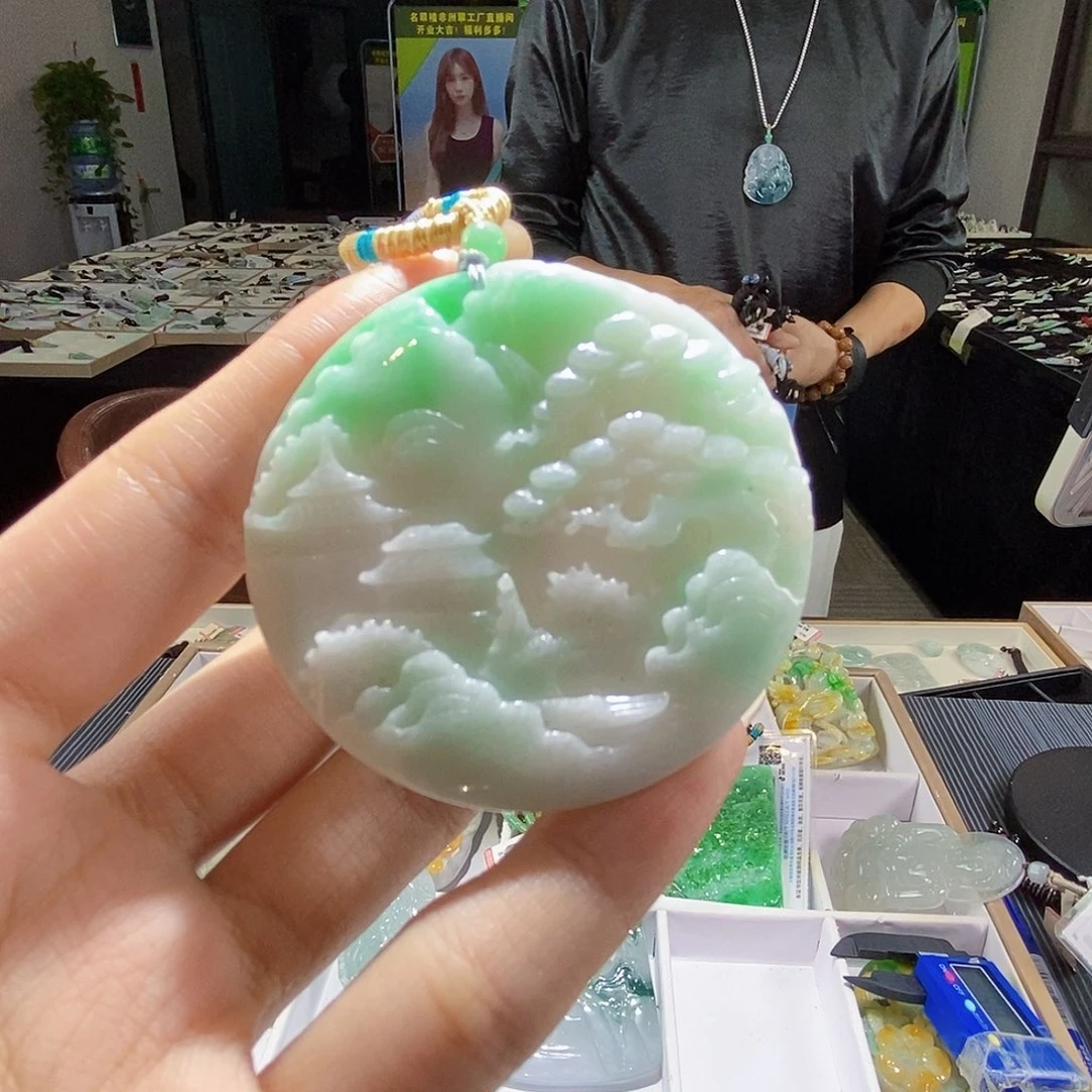 颈饰未镶嵌翡翠翡翠