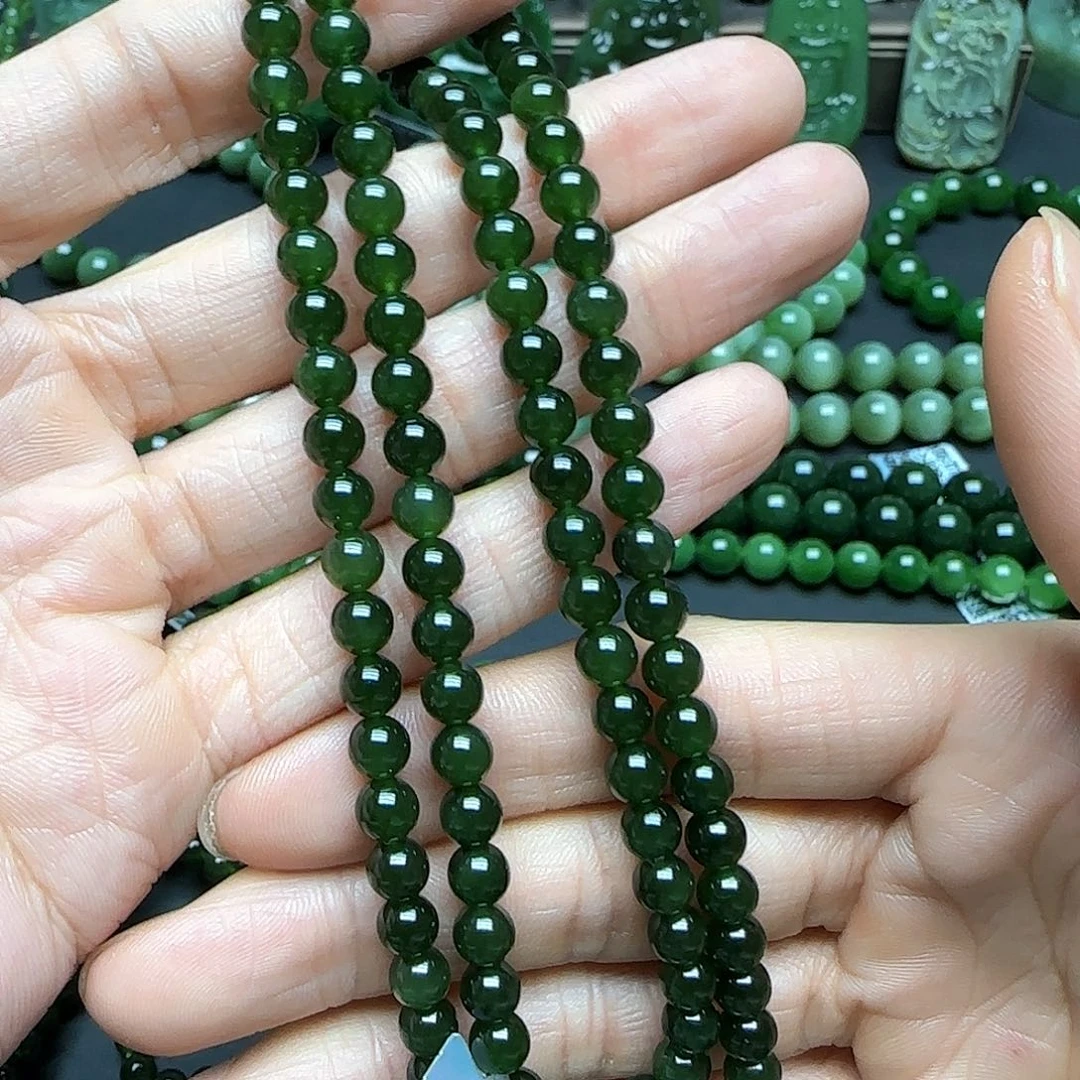 和田玉手串未镶嵌