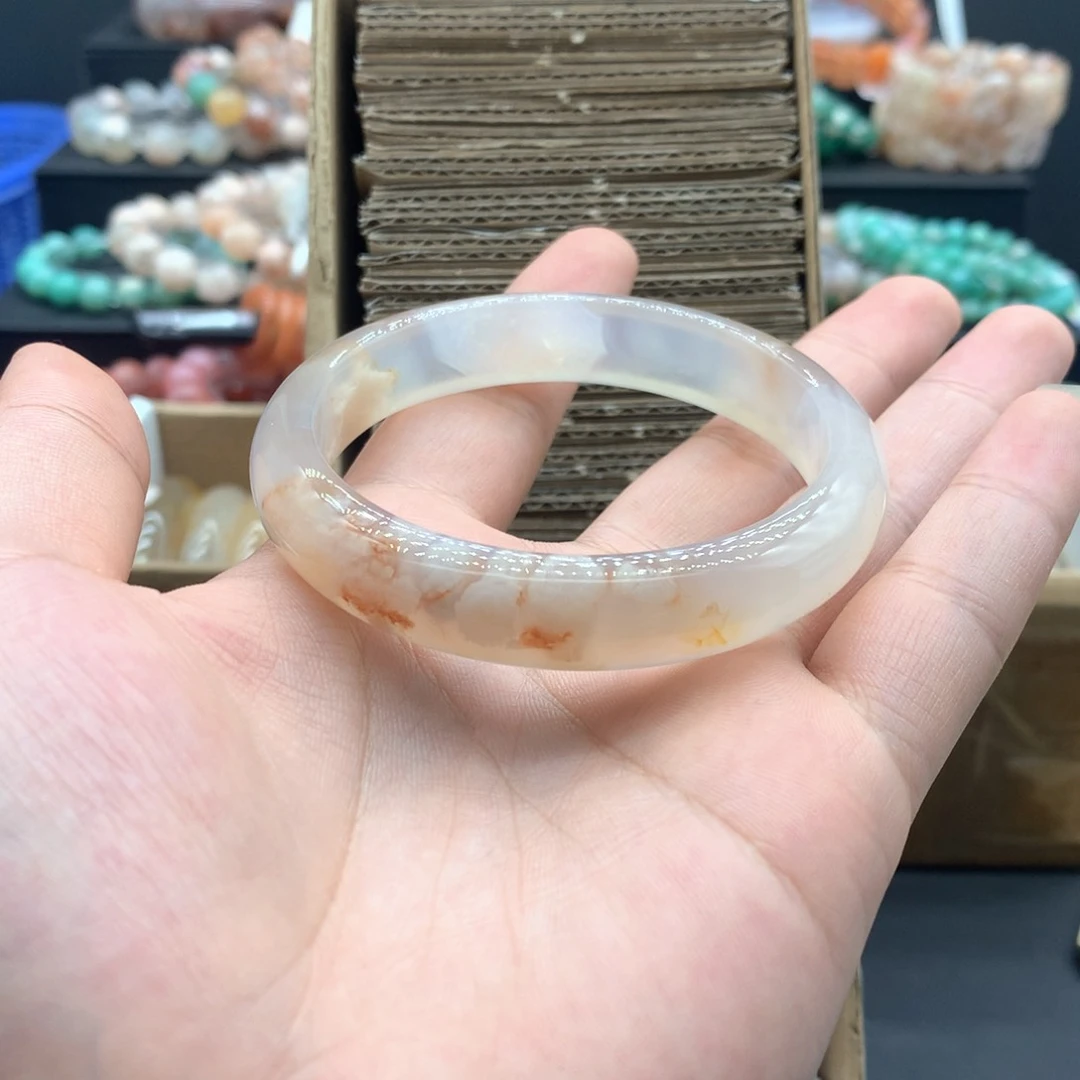【闪购商品】手镯玛瑙/玉髓未镶嵌带**瑰