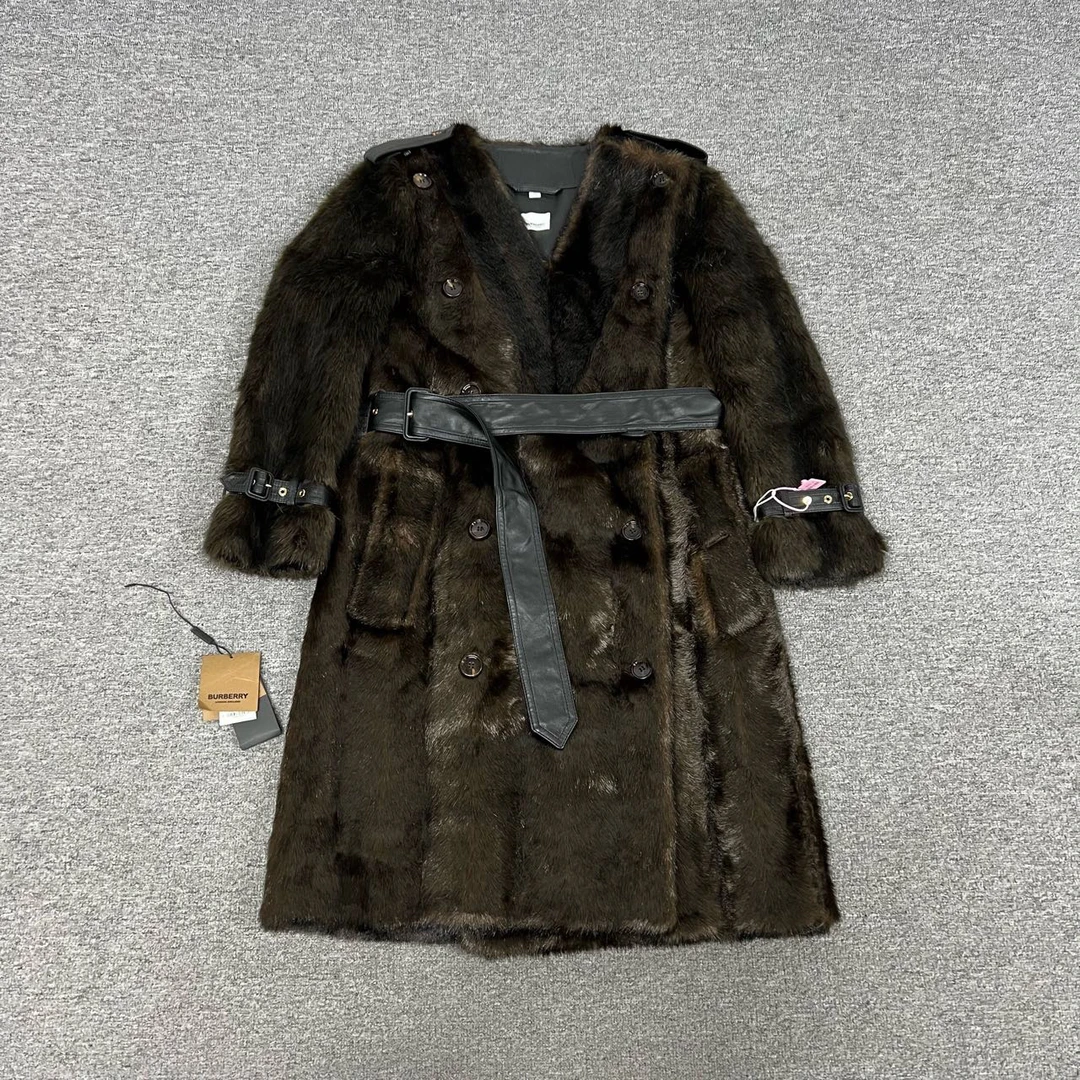 99新 BURBERRY/博柏利 Burberry 秀款 皮草 带吊牌