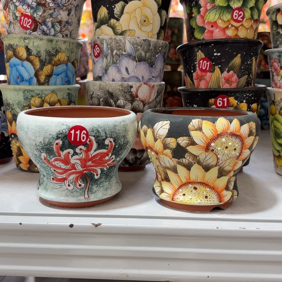 景德镇手绘花盆陶瓷10/10