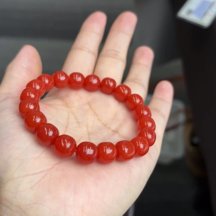 未镶嵌手链水晶南红12