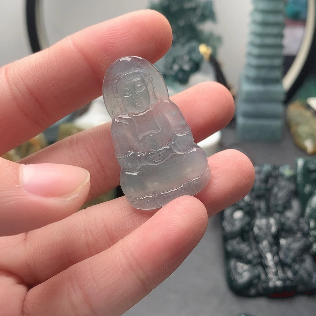 翡翠未镶嵌颈饰无