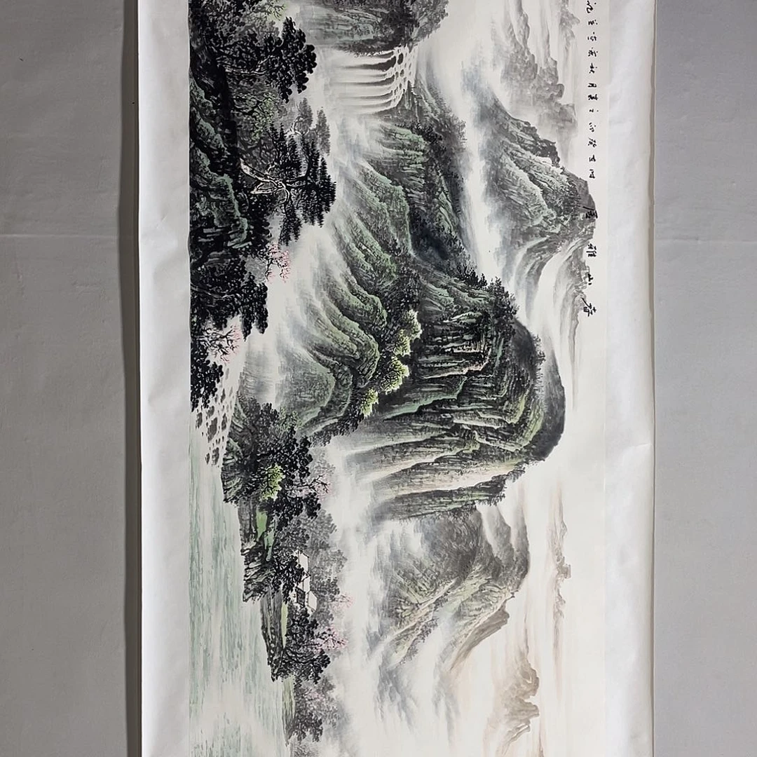 国画周秋宏180/70青绿山水