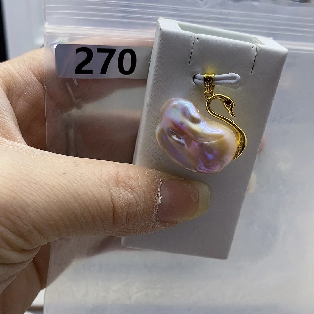 颈饰合金淡水珍珠