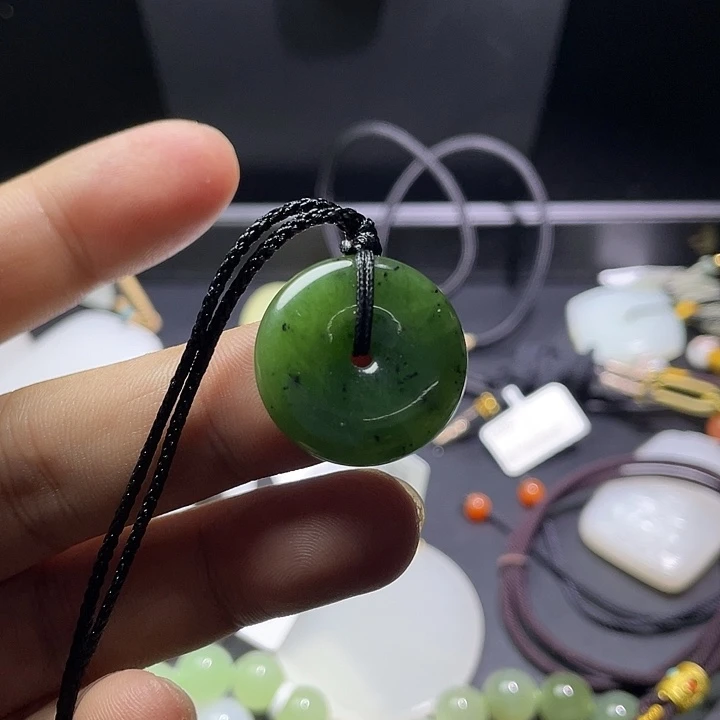 和田玉（糖玉）未镶嵌吊坠(不含链)平安扣