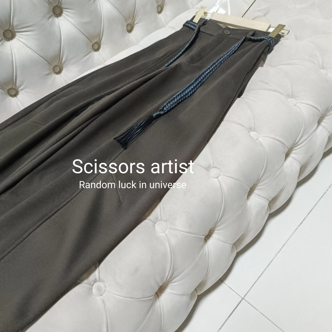 【Scissors artist】高端设计师走秀女装裤子4785