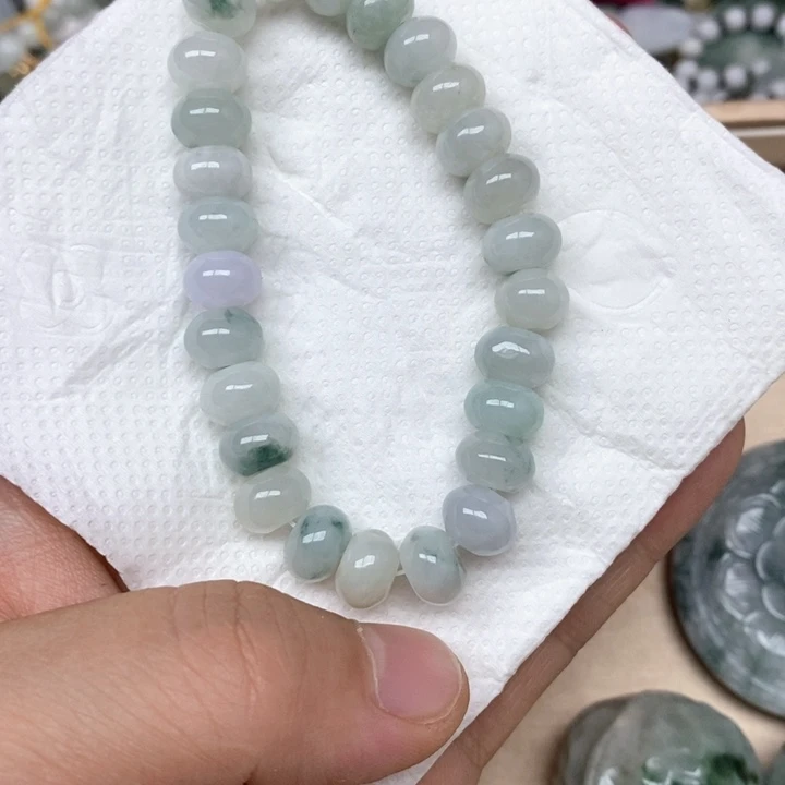 月***阳翡翠未镶嵌颈饰天然缅甸翡翠