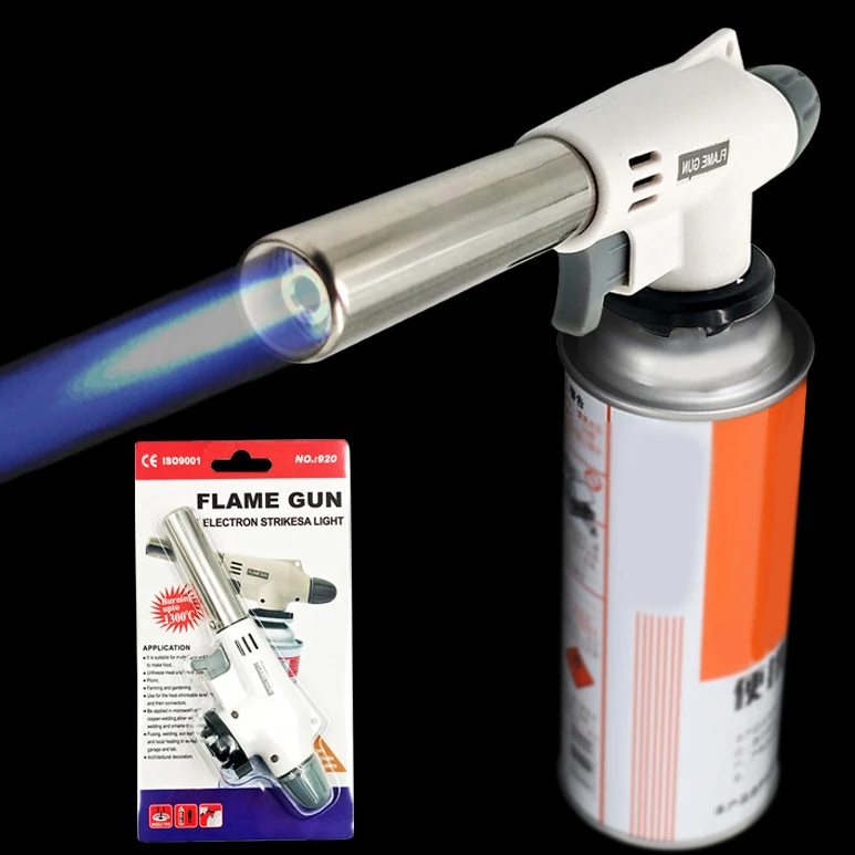 新疆包邮920户外烧烤厨房烘焙卡式气喷火枪点火器 焊接喷枪小焊枪