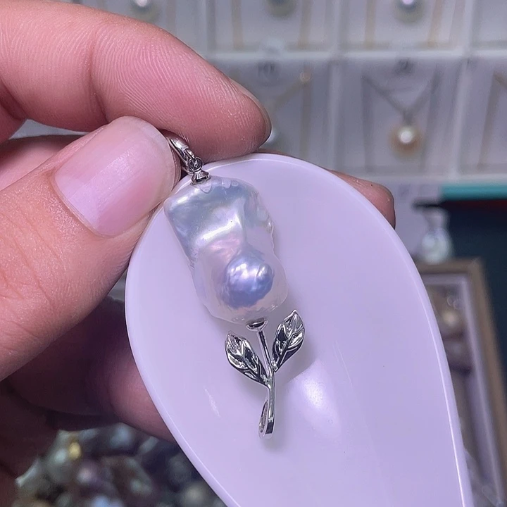 颈饰合金淡水珍珠30