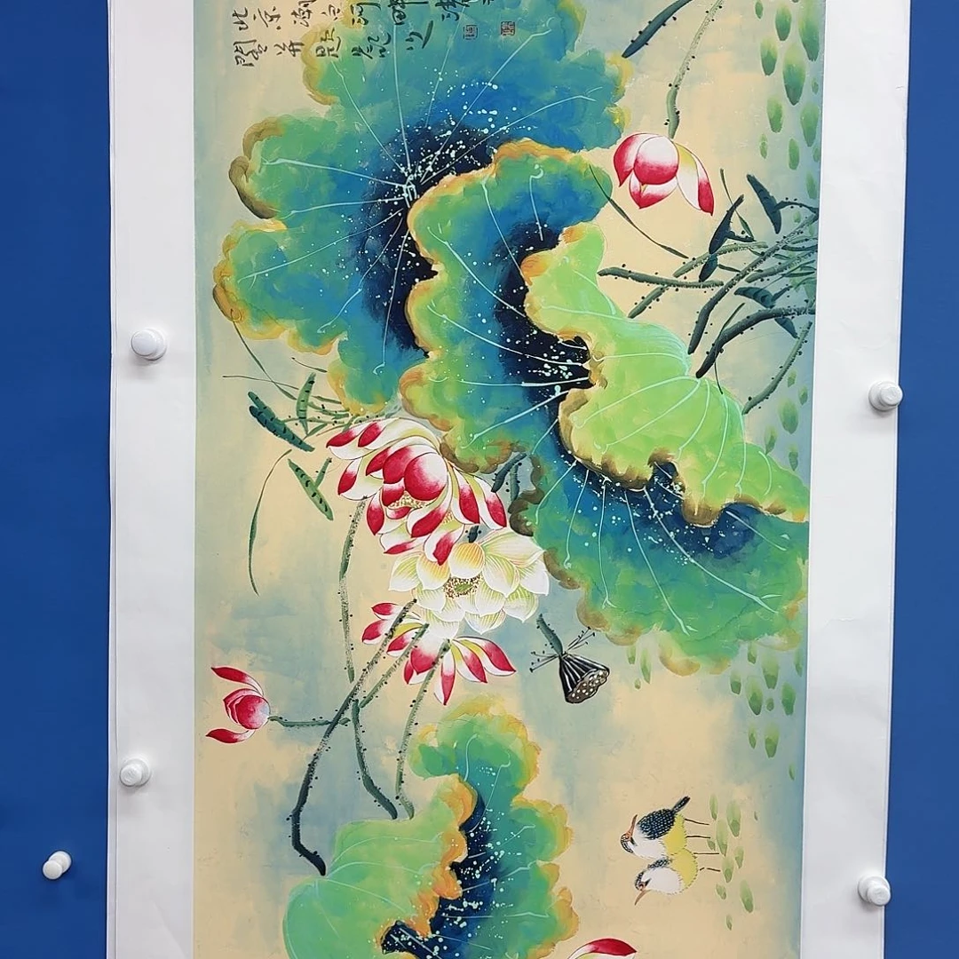 国画多次参加国内外大型会议