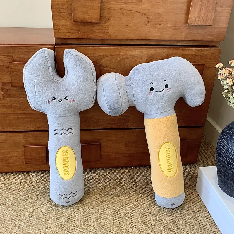 可爱卡通工具玩偶扳手锤子生日礼物创意毛绒玩具公仔娃娃儿童礼物