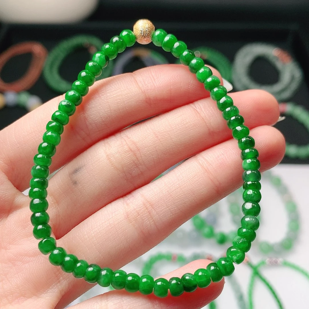 翡翠未镶嵌手链翡翠