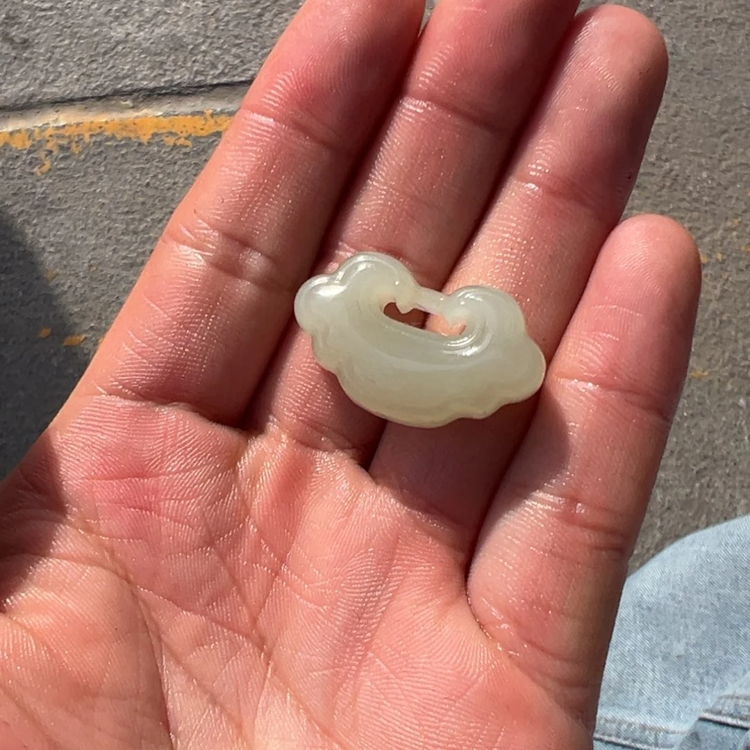 和田玉未镶嵌颈饰挂件