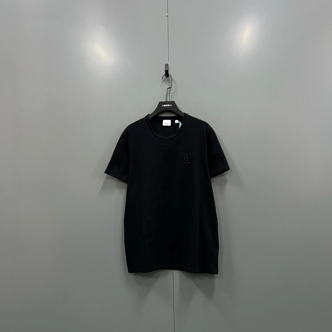 95新 BURBERRY/博柏利 720 205967 徽标B刺绣短袖 XXL码