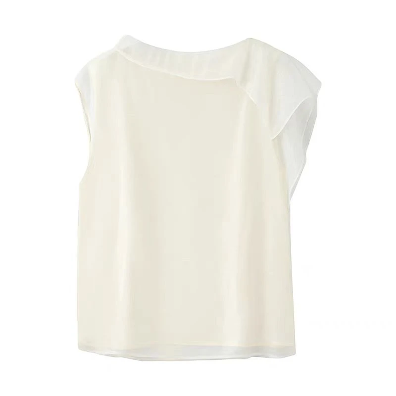 --25艾家夏季新款气质显瘦上衣翻领蝴蝶结衬衫女-50525055