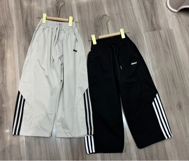 夏季薄款直筒速干休闲长裤宽松洋气痞帅风