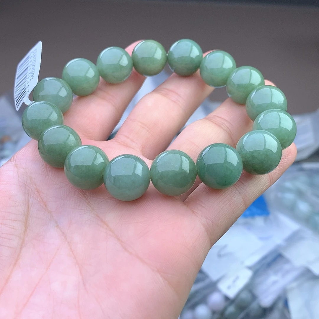 未镶嵌手串定制翡翠