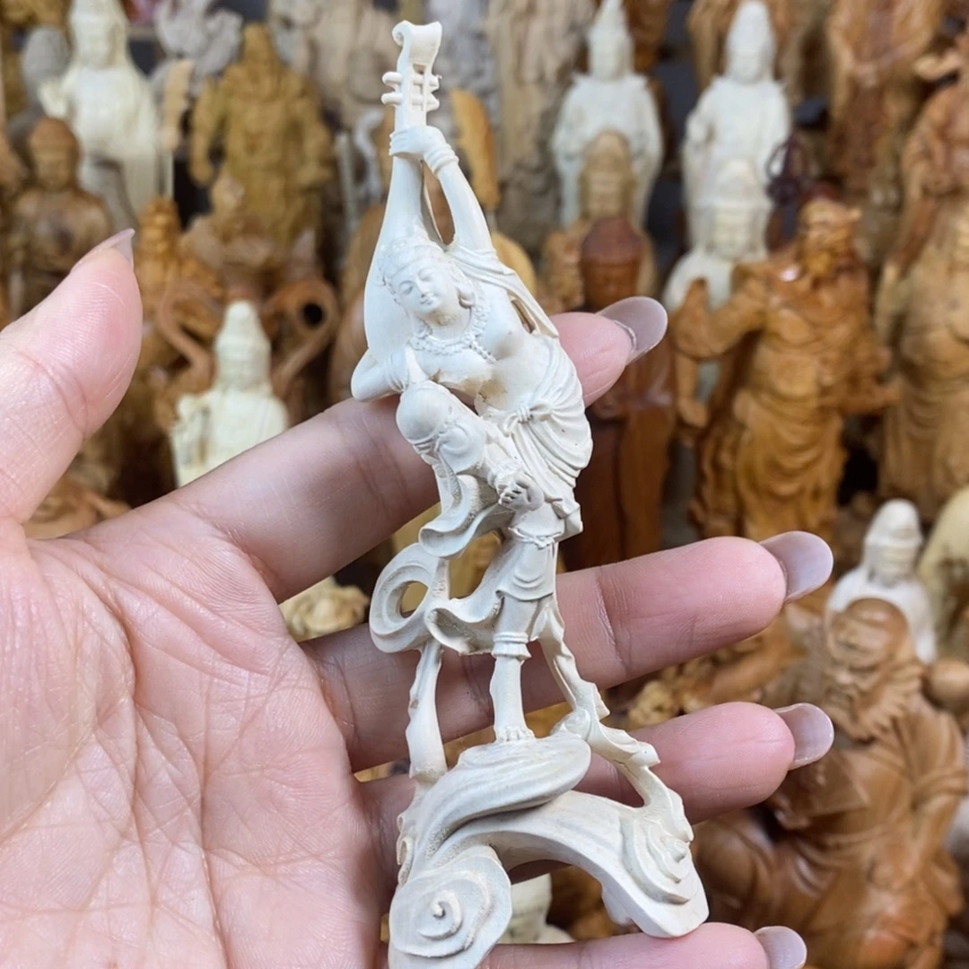 木黄杨12高敦煌飞天反弹琵琶