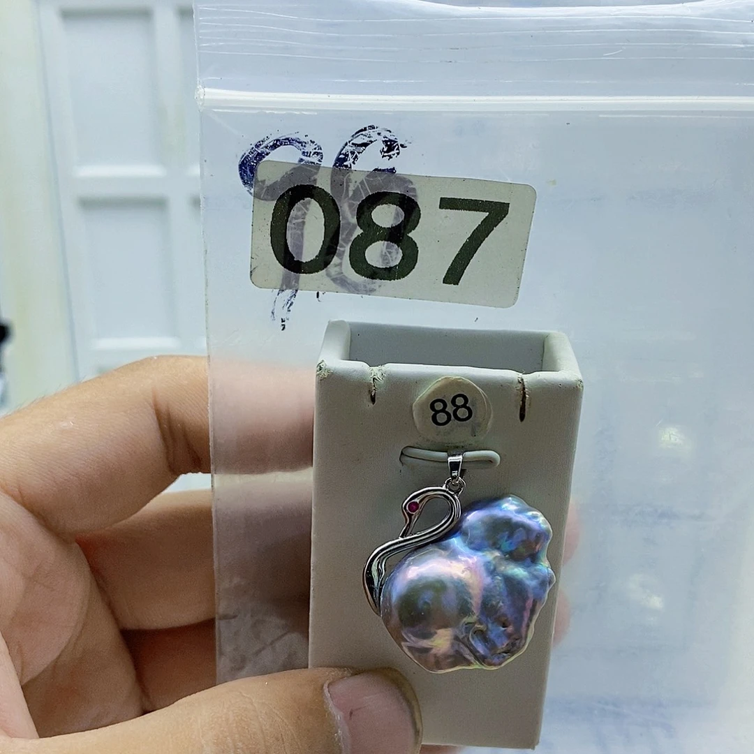 颈饰合金淡水珍珠