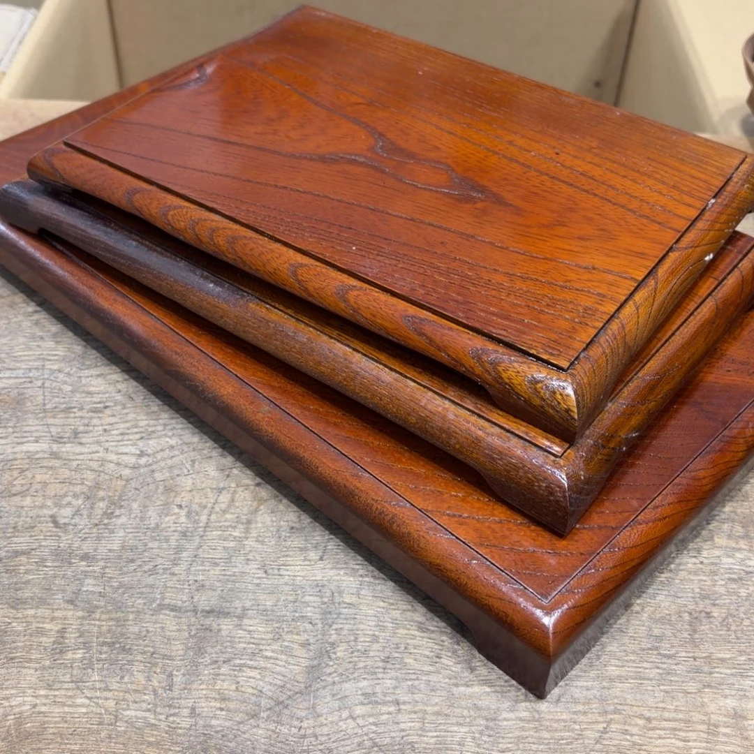 榉木般若中古美术工艺品