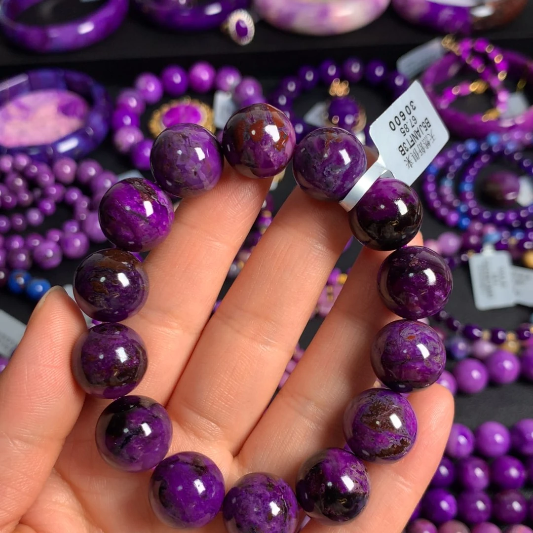 苏纪石（舒俱来）凝胶紫樱花手链未镶嵌