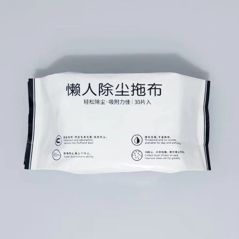 大卫舒佳30片静电除尘纸拖把一次性免洗拖布擦地巾家用地板拖地湿