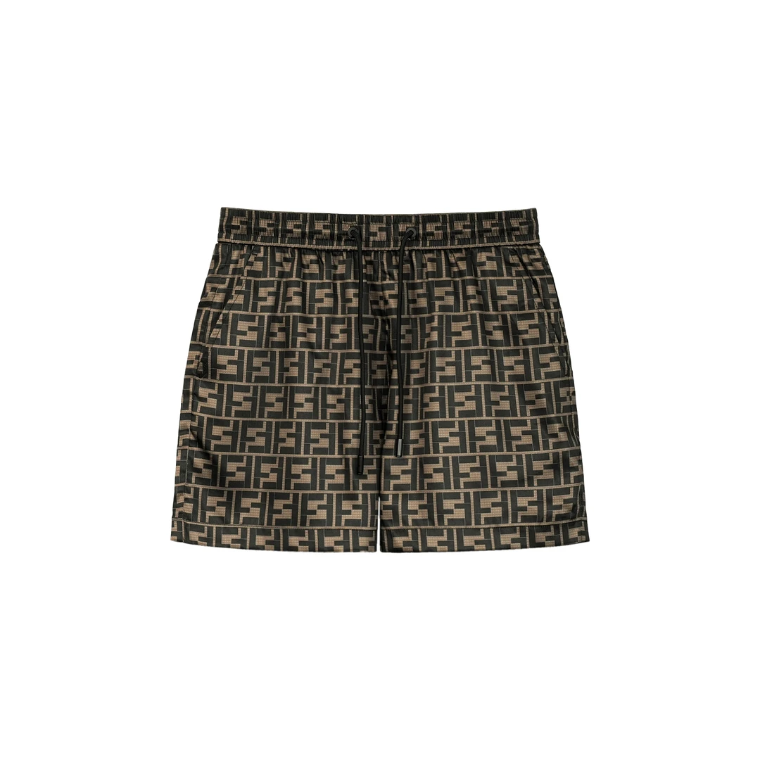 朗尼芬迪新款数码印花女士夏季休闲短裤73F9658324